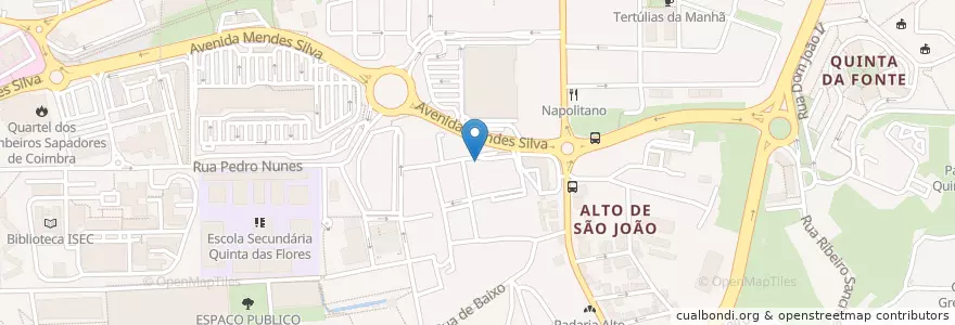 Mapa de ubicacion de Restaurante Virabrasa en Portugal, Centre, Baixo Mondego, Coïmbre, Coïmbre, Santo António Dos Olivais.