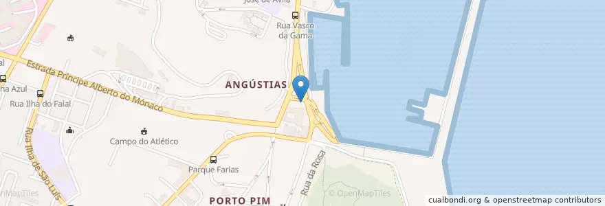 Mapa de ubicacion de Policia Marítima en Португалия, Азорские Острова, Faial, Horta, Horta (Angústias).