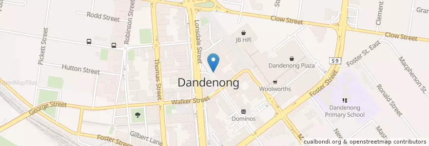 Mapa de ubicacion de Pharmasave en Avustralya, Victoria, City Of Greater Dandenong.