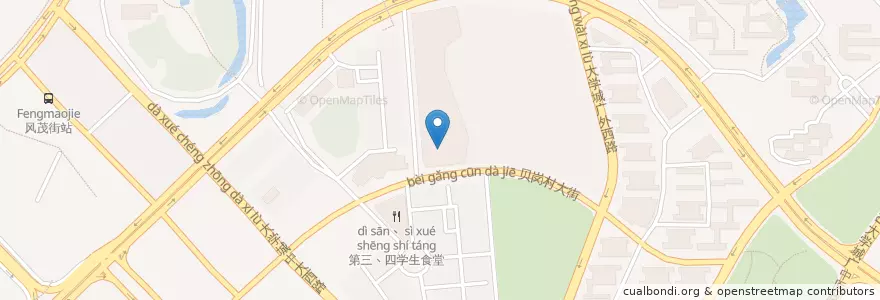 Mapa de ubicacion de 麦当劳 en China, Cantão, Cantão, 番禺区, 小谷围街道.