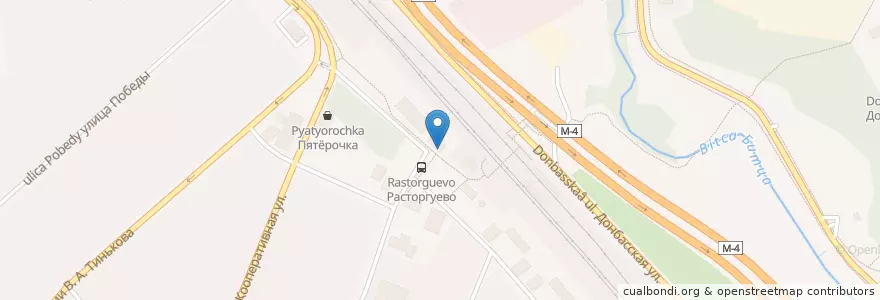 Mapa de ubicacion de Горздрав en Россия, Центральный Федеральный Округ, Московская Область, Ленинский Городской Округ.