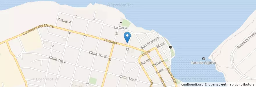 Mapa de ubicacion de Cajero automático en 古巴, La Habana.