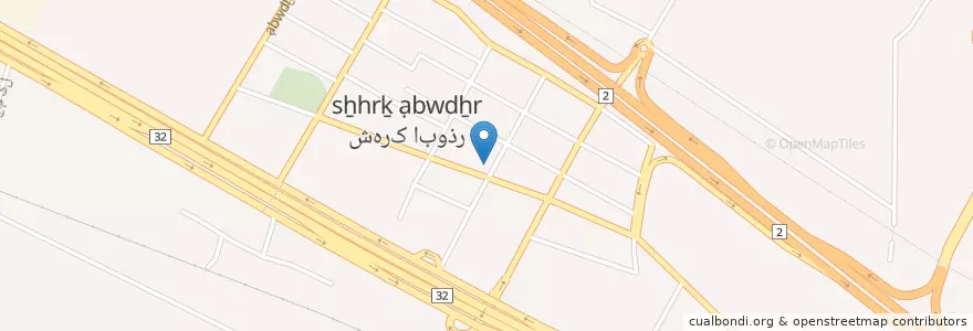 Mapa de ubicacion de مهدیه گرمدره en إیران, محافظة ألبرز, شهرستان کرج, بخش مرکزی شهرستان کرج, گرمدره.