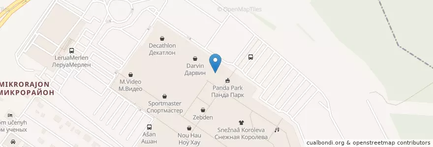 Mapa de ubicacion de Cofix en Rusia, Distrito Federal Central, Óblast De Moscú, Городской Округ Солнечногорск.