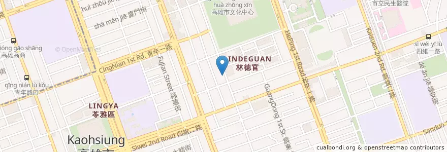 Mapa de ubicacion de 好野菜 Richvege en Taiwan, Kaohsiung, 苓雅區.