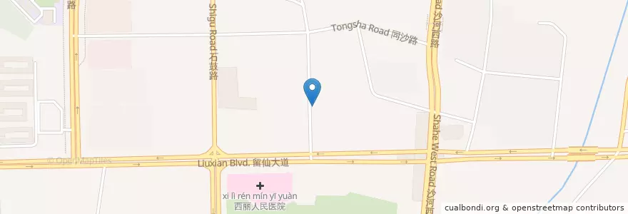 Mapa de ubicacion de 中影UL城市影院 en Cina, Guangdong, Shenzhen, 南山区, 西丽街道.