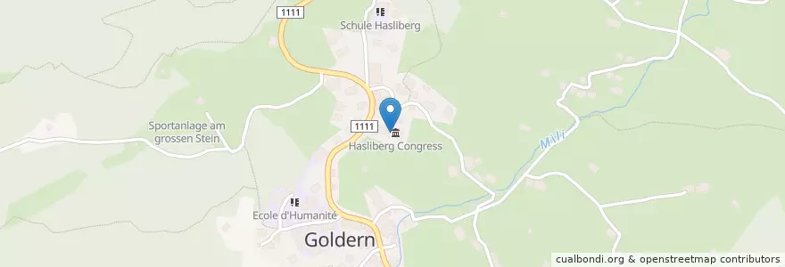 Mapa de ubicacion de Hasliberg Congress en Suiza, Berna, Verwaltungsregion Oberland, Verwaltungskreis Interlaken-Oberhasli, Hasliberg.