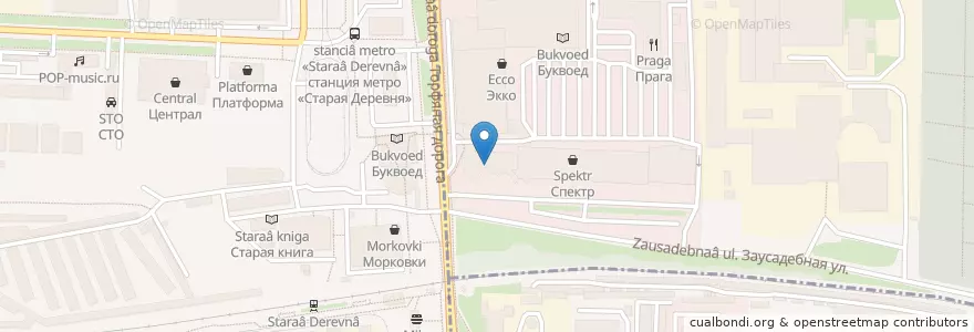 Mapa de ubicacion de Додо Пицца en Russia, Northwestern Federal District, Leningrad Oblast, Saint Petersburg, Приморский Район, Округ Озеро Долгое.