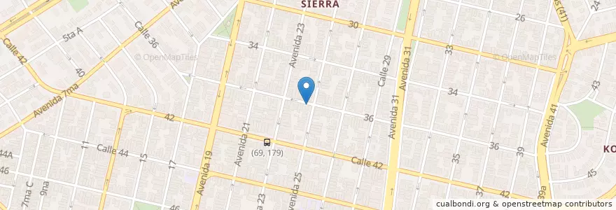 Mapa de ubicacion de la nota en کوبا, La Habana, Playa.