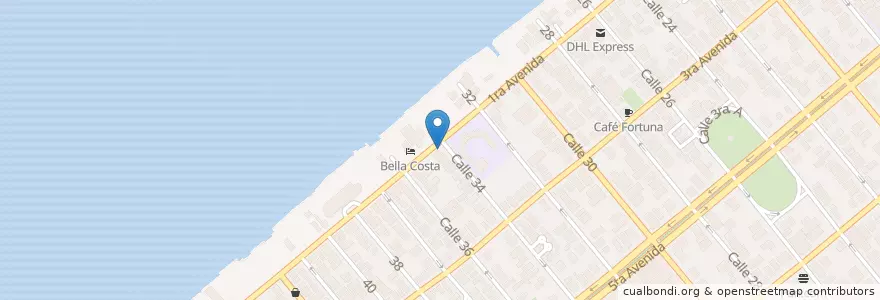 Mapa de ubicacion de NIRINT SHIPPING en Cuba, La Habana.