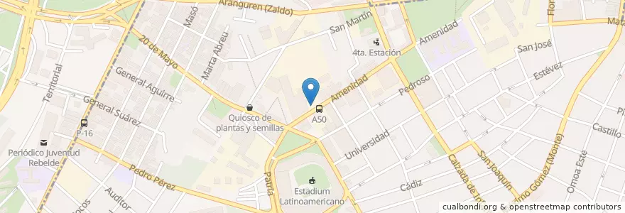 Mapa de ubicacion de Energoimport en کوبا, La Habana, Cerro.