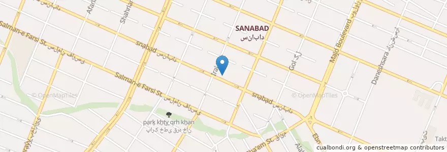 Mapa de ubicacion de داروخانه شبانه روزی دکتر عابدزاده en Iran, Razavi Khorasan, Mashhad County, Mashhad, بخش مرکزی شهرستان مشهد.