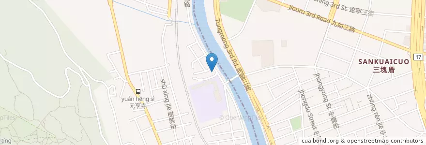Mapa de ubicacion de 咖啡彈藥庫 en Taiwán, Kaohsiung.