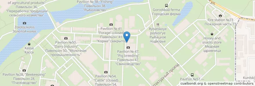 Mapa de ubicacion de Смарт Кофе en Rusland, Centraal Federaal District, Moskou, Северо-Восточный Административный Округ, Останкинский Район.