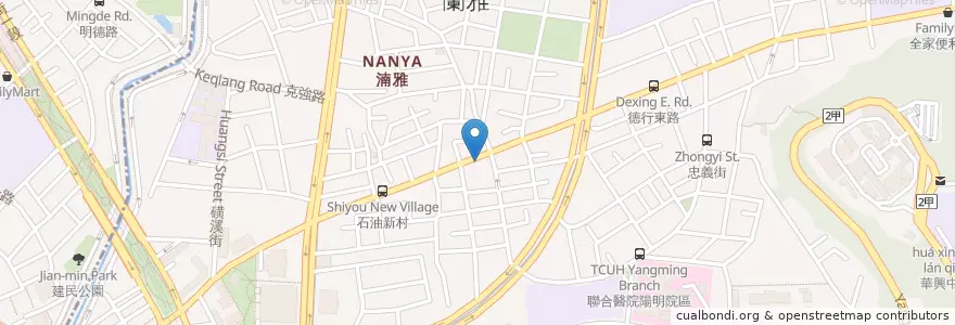 Mapa de ubicacion de 葵鰭手作壽司 en Taiwan, 新北市, Taipei, 士林區.