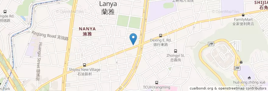 Mapa de ubicacion de 品皇咖啡行 en Tayvan, 新北市, Taipei, 士林區.