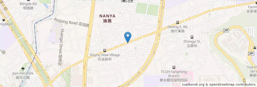Mapa de ubicacion de 北投魷魚 en Taiwan, Nuova Taipei, Taipei, 士林區.