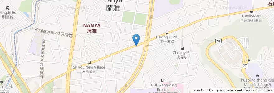 Mapa de ubicacion de 圓環滷肉飯 en 臺灣, 新北市, 臺北市, 士林區.