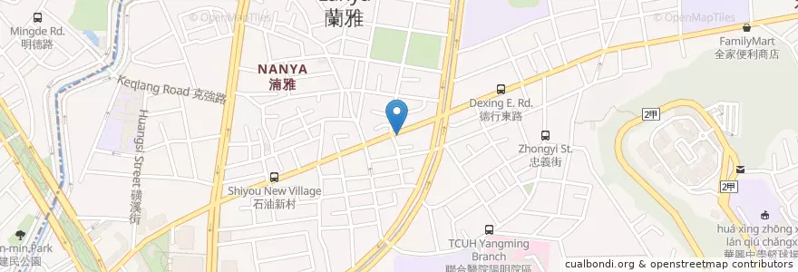 Mapa de ubicacion de 何記手工蒸餃 en 台湾, 新北市, 台北市, 士林区.