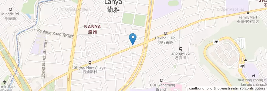 Mapa de ubicacion de 越蘭香越南美食 en 台湾, 新北市, 台北市, 士林区.