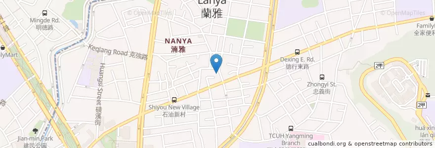 Mapa de ubicacion de 川記大餛飩 en Taiwan, 新北市, Taipei, 士林區.