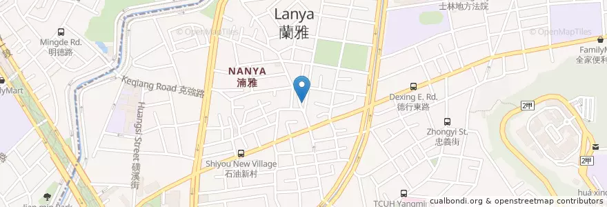Mapa de ubicacion de 真好吃串烤 en تایوان, 新北市, تایپه, 士林區.