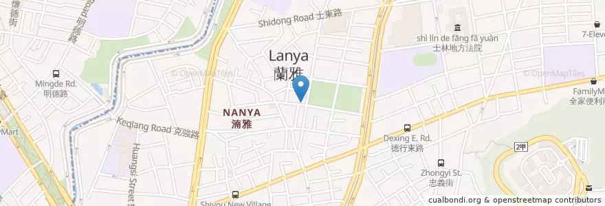 Mapa de ubicacion de 八方雲集 en Taïwan, Nouveau Taipei, Taipei, District De Shilin.