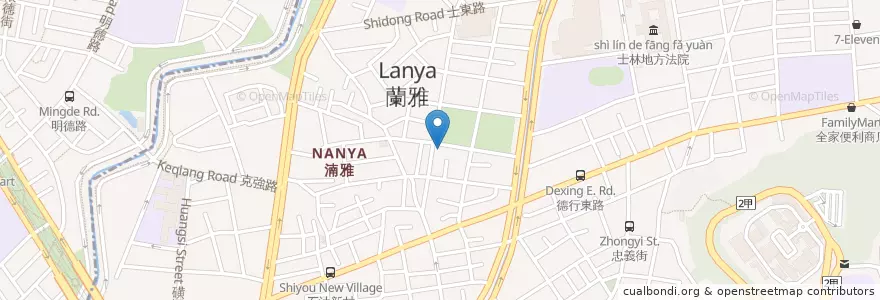 Mapa de ubicacion de 佳樺牙醫診所 en تایوان, 新北市, تایپه, 士林區.