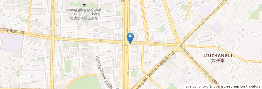 Mapa de ubicacion de 和平敦化路口 en 타이완, 신베이 시, 타이베이시, 다안 구.