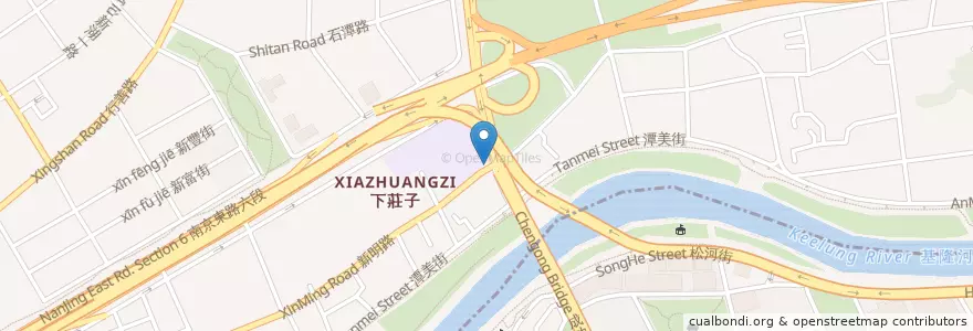 Mapa de ubicacion de 新明成功路口 en Taiwan, Nuova Taipei, Taipei, Distretto Di Neihu.