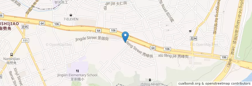 Mapa de ubicacion de 中和青年社會住宅 en Taiwan, Neu-Taipeh, Zhonghe.
