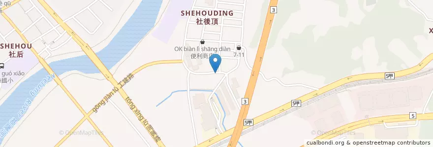 Mapa de ubicacion de Gongjian & Zhangshu 1st Intersection en Taiwan, New Taipei, Xizhi District.