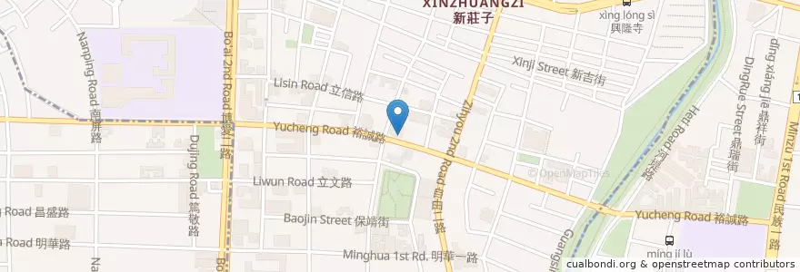 Mapa de ubicacion de 露易莎咖啡 en Taiwán, Kaohsiung, 左營區.
