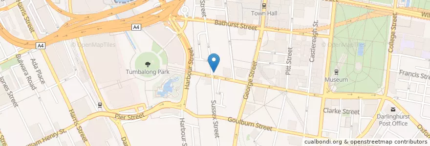 Mapa de ubicacion de Nine Bar en Australië, Nieuw-Zuid-Wales, Council Of The City Of Sydney, Sydney.