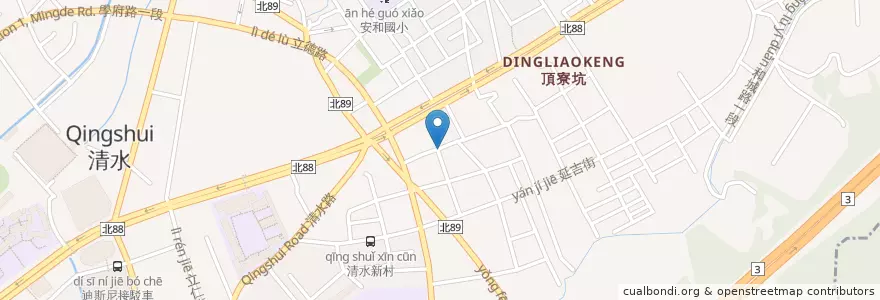 Mapa de ubicacion de 甲尚寶早餐店 en 臺灣, 新北市, 土城區.