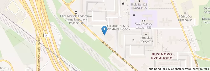 Mapa de ubicacion de Будь здоров! en Rusia, Distrito Federal Central, Москва, Северный Административный Округ, Район Западное Дегунино.