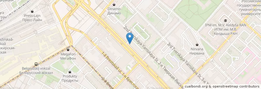 Mapa de ubicacion de Альфа-Банк en Rusland, Centraal Federaal District, Moskou, Центральный Административный Округ, Тверской Район.