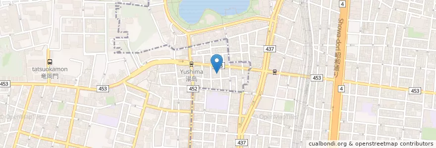 Mapa de ubicacion de 化粧男子 en 日本, 東京都, 台東区.