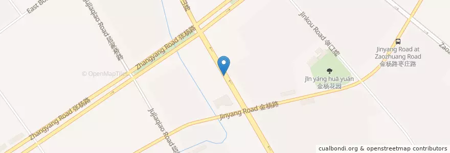 Mapa de ubicacion de 金杨文化中心 en 中国, 上海市, 浦东新区.