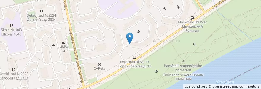 Mapa de ubicacion de Семейный центр "Чудо жизни" en Rusland, Centraal Federaal District, Moskou, Южный Административный Округ.