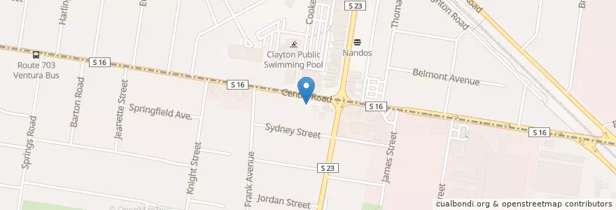 Mapa de ubicacion de Dental Surgery Dr. Adrian R. Freeman en Avustralya, Victoria, City Of Kingston.