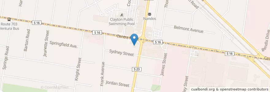 Mapa de ubicacion de Rismat Handy Car Wash en Avustralya, Victoria, City Of Kingston.