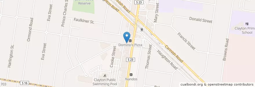 Mapa de ubicacion de Dapur Indo en Австралия, Виктория, City Of Monash.