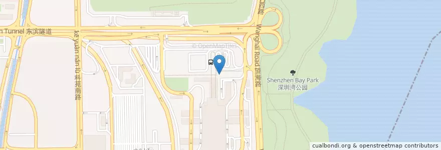 Mapa de ubicacion de 港风茶餐厅 en China, Guangdong, Shenzhen, 南山区, 蛇口街道.