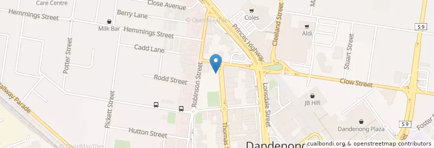 Mapa de ubicacion de Dr. Ranjith Bandula Jayasinghe en Australia, Victoria, City Of Greater Dandenong.