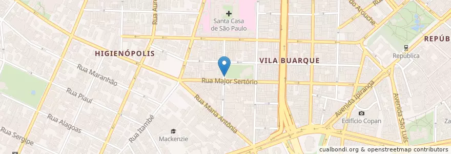Mapa de ubicacion de Ponto de Táxi Vila Nova en Brazil, Southeast Region, São Paulo, Região Geográfica Intermediária De São Paulo, Região Metropolitana De São Paulo, Região Imediata De São Paulo, São Paulo.