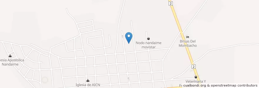 Mapa de ubicacion de Terminal de buses nandaime en ニカラグア, グラナダ県, Nandaime (Municipio).