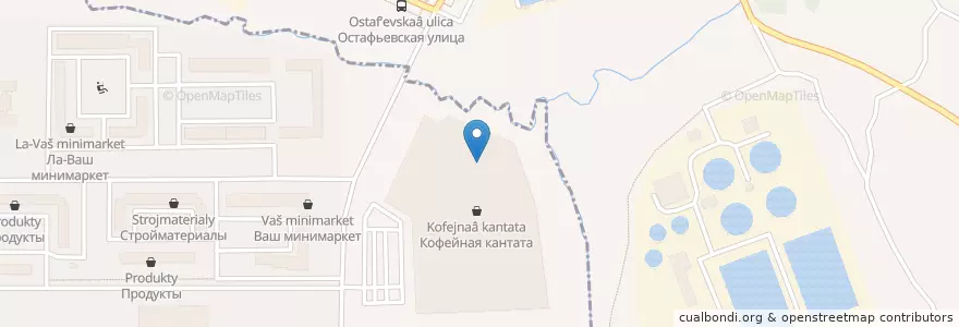 Mapa de ubicacion de Бургер Кинг en روسيا, Центральный Федеральный Округ, Москва, Новомосковский Административный Округ.