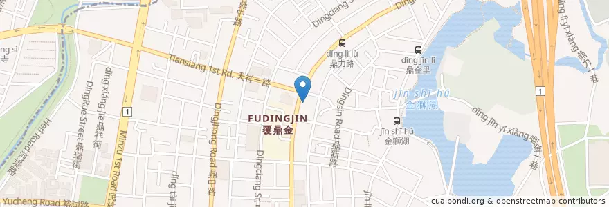 Mapa de ubicacion de 好好鍋 en 台湾, 高雄市, 三民区.