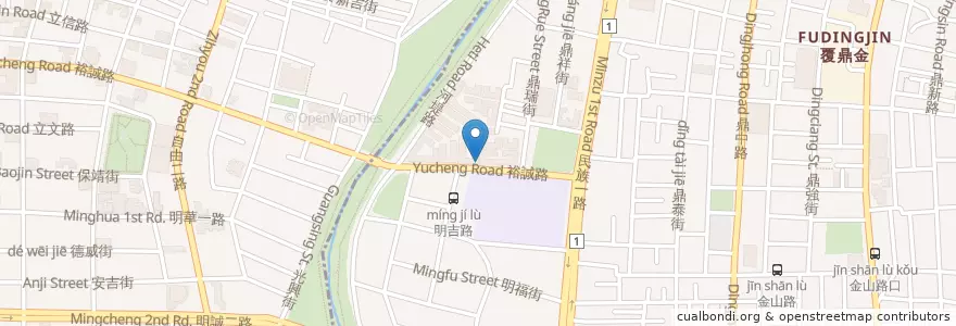 Mapa de ubicacion de 長青連鎖藥局 en Тайвань, Гаосюн, 三民區, 左營區.